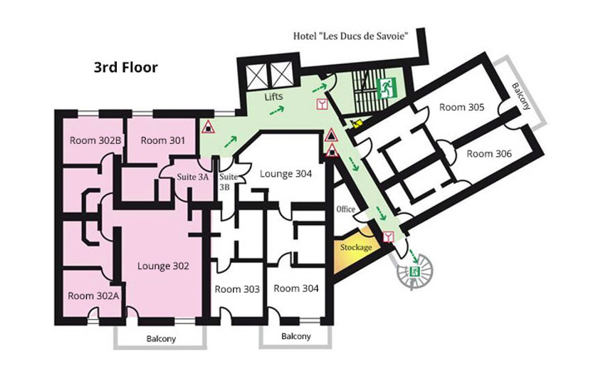 Chalet Hotel Le Savoie (Family) Val d’Isere Floor Plan 1